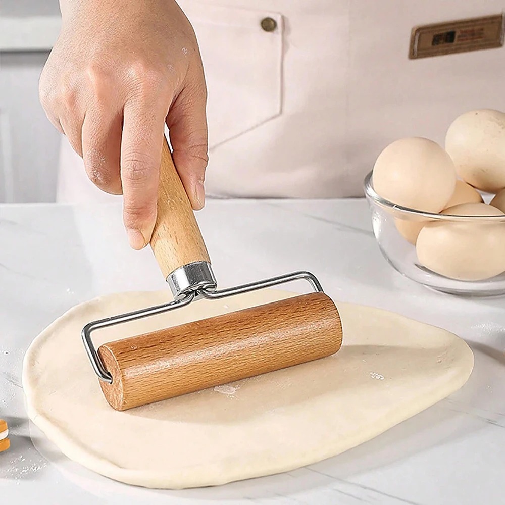 1Pc Wooden Rolling Pin Handhel - Kitchen Roller Baking 评论和价格
