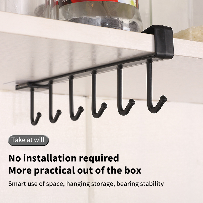 6 Hooks Storage Shelf Plastic  - Kitchen Uncle 评论和价格