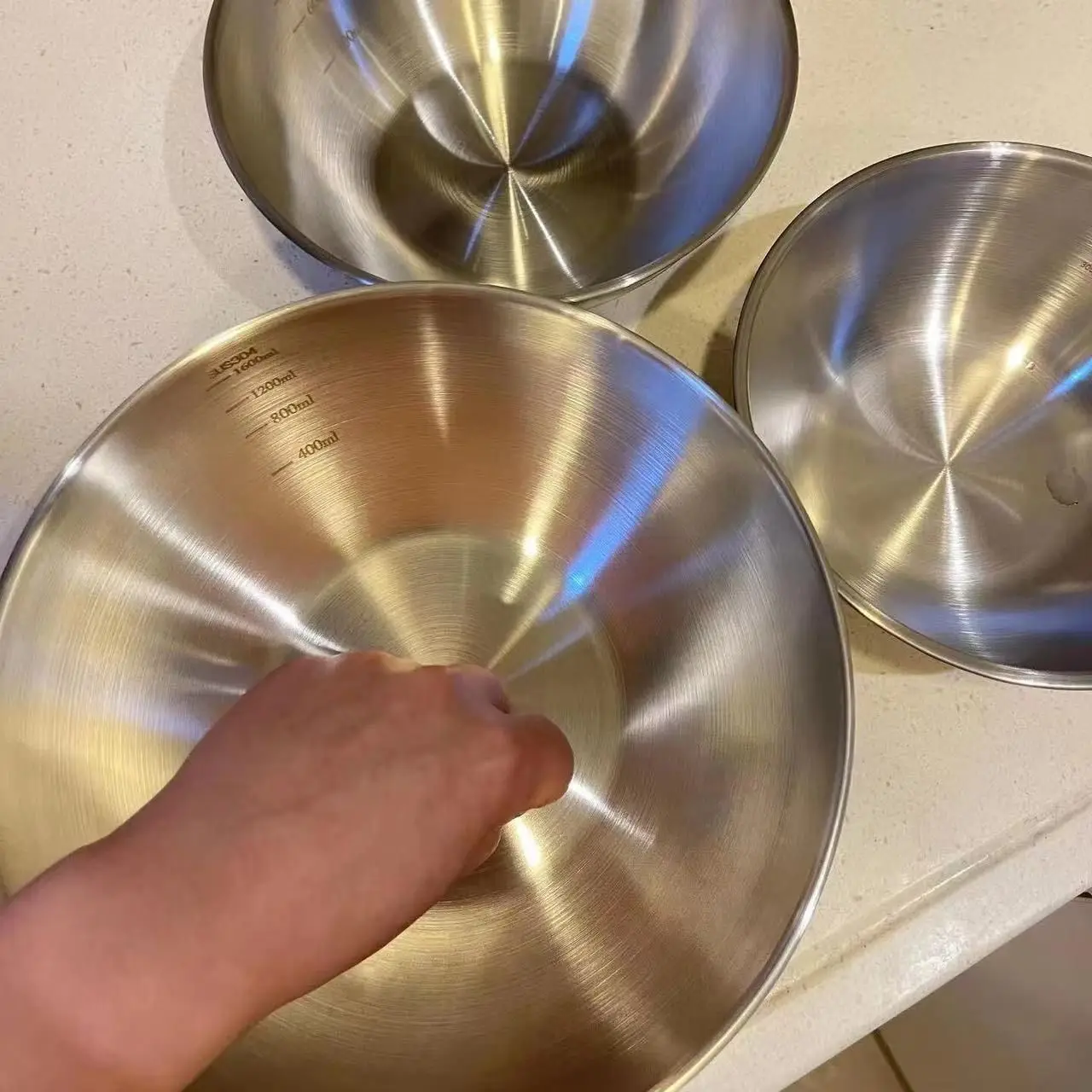 2026 Stainless Steel Mixing Bo - Baking Kitchen Set 评论和价格