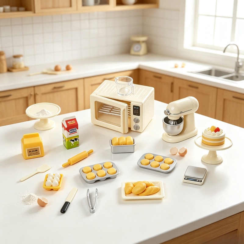 Mini Baking Time Pretend Play  - Kitchen Kids Baking Set 评论和价格