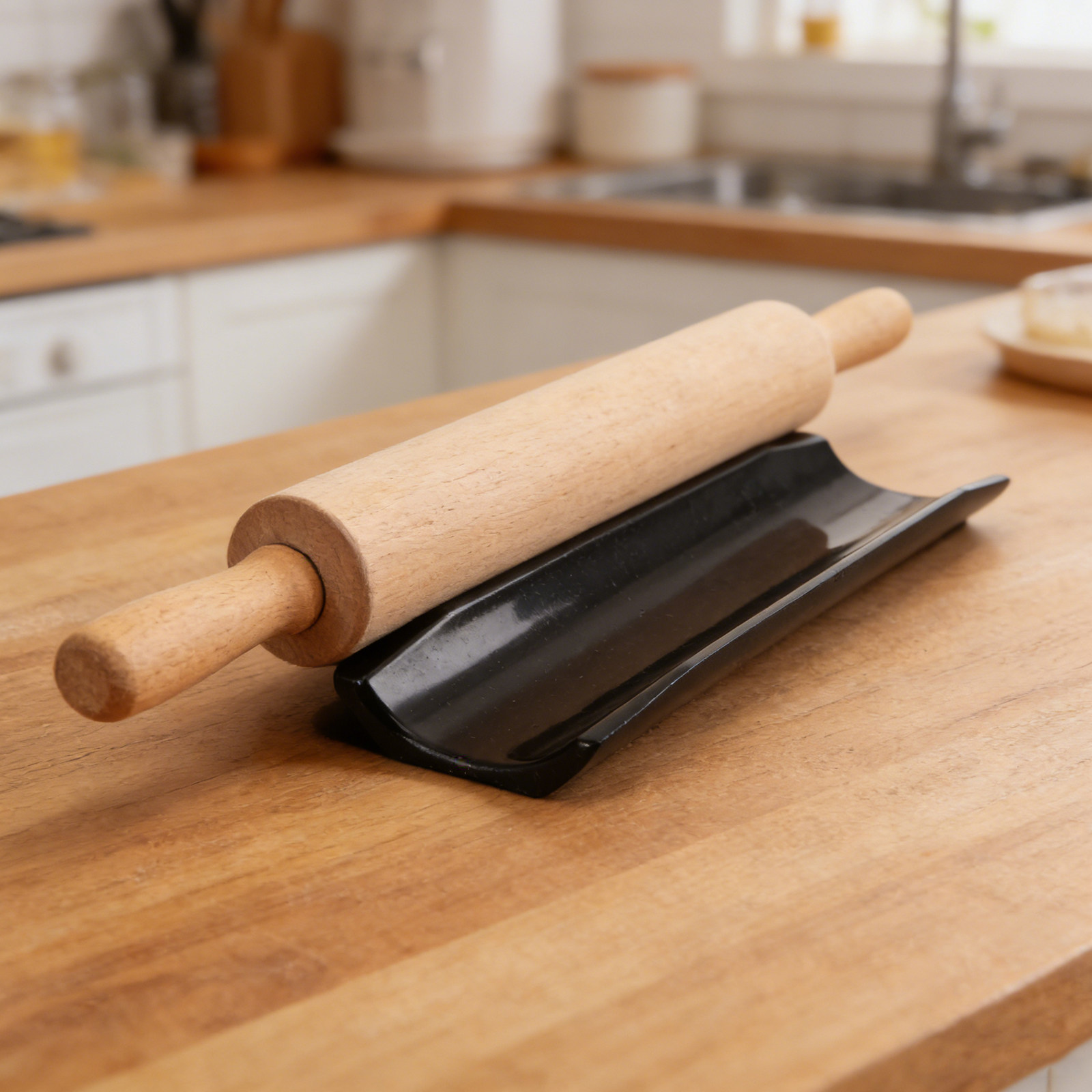 Rolling Pin Holder Anti-Rollin - Kitchen Roller Baking 评论和价格