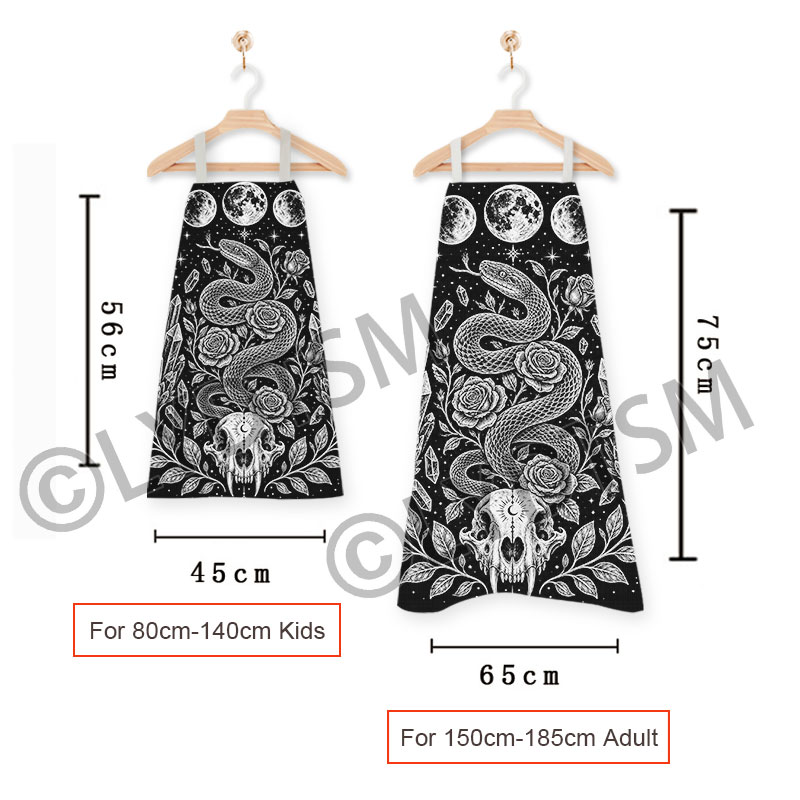 Gothic Witch Occult Apron Snak - Kitchen Witch Baking 评论和价格