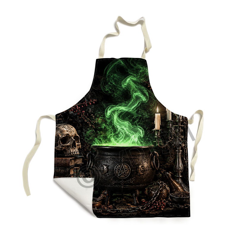 Gothic Witch Occult Apron Snak - Kitchen Witch Baking 评论和价格